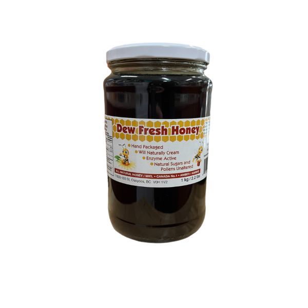 Dew Fresh Local Honey, Alfalfa Buckwheat 1kg